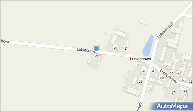 Lubiechowo, Lubiechowo, 25, mapa Lubiechowo