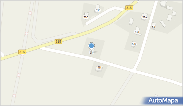 Lubięcin, Lubięcin, 53f, mapa Lubięcin