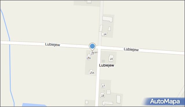 Lubiejew, Lubiejew, 15, mapa Lubiejew