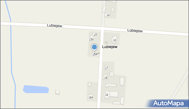 Lubiejew, Lubiejew, 15A, mapa Lubiejew