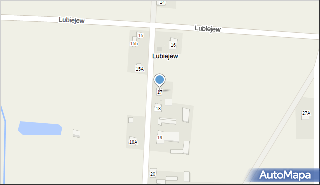 Lubiejew, Lubiejew, 17, mapa Lubiejew