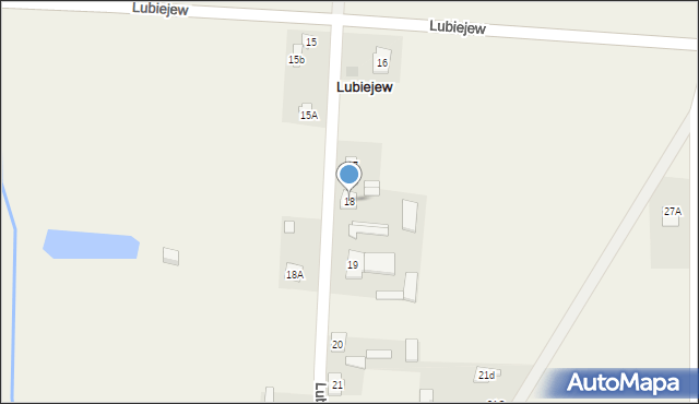 Lubiejew, Lubiejew, 18, mapa Lubiejew