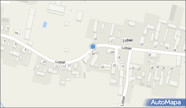Lubiel, Lubiel, 14, mapa Lubiel