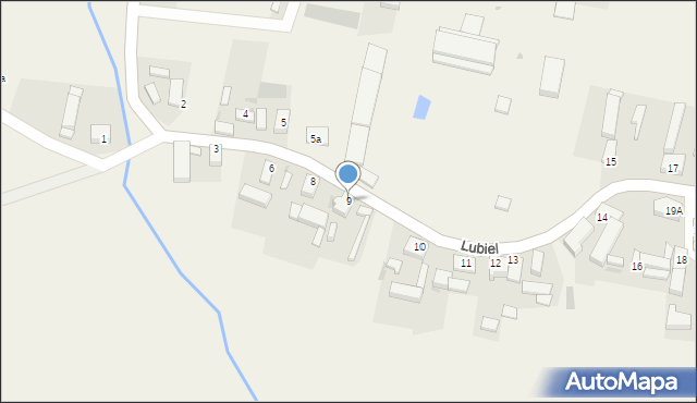 Lubiel, Lubiel, 9, mapa Lubiel