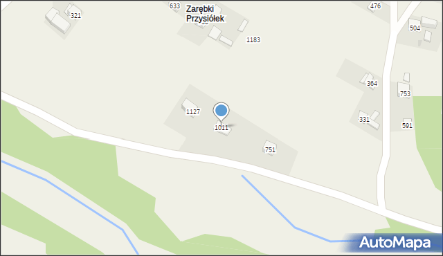 Lubień, Lubień, 1011, mapa Lubień