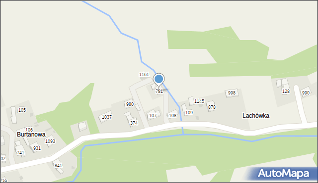 Lubień, Lubień, 107a, mapa Lubień