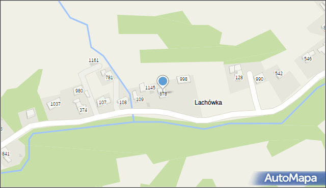 Lubień, Lubień, 878, mapa Lubień