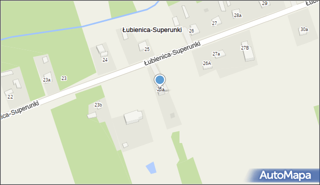 Łubienica-Superunki, Łubienica-Superunki, 25b, mapa Łubienica-Superunki