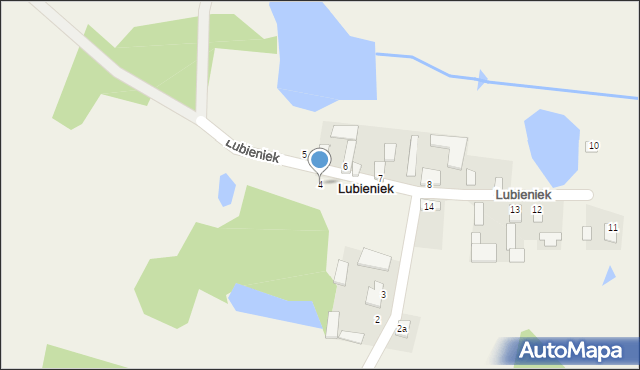 Lubieniek, Lubieniek, 4, mapa Lubieniek