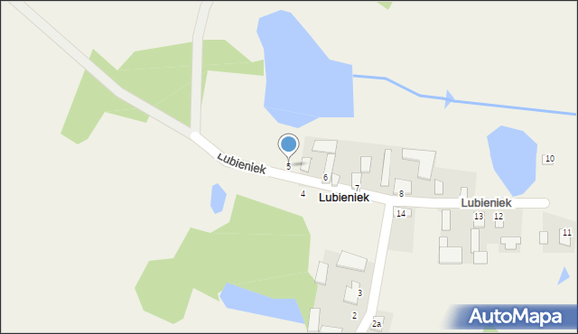 Lubieniek, Lubieniek, 5, mapa Lubieniek