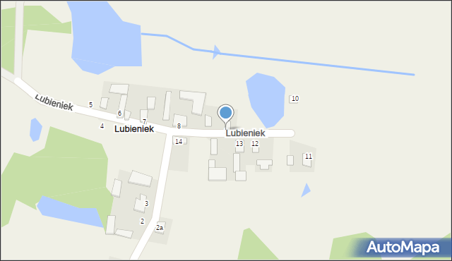 Lubieniek, Lubieniek, 9, mapa Lubieniek