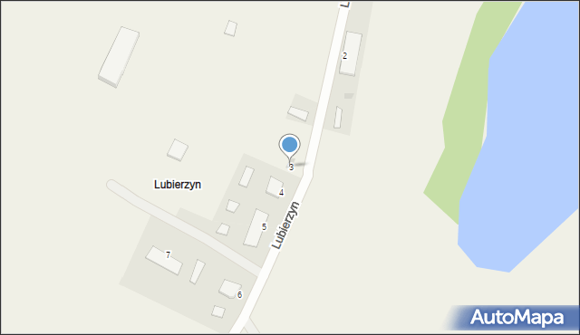 Lubierzyn, Lubierzyn, 3, mapa Lubierzyn