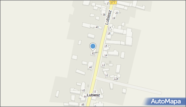 Lubiesz, Lubiesz, 41, mapa Lubiesz