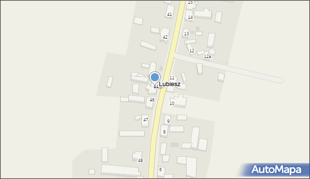 Lubiesz, Lubiesz, 45, mapa Lubiesz