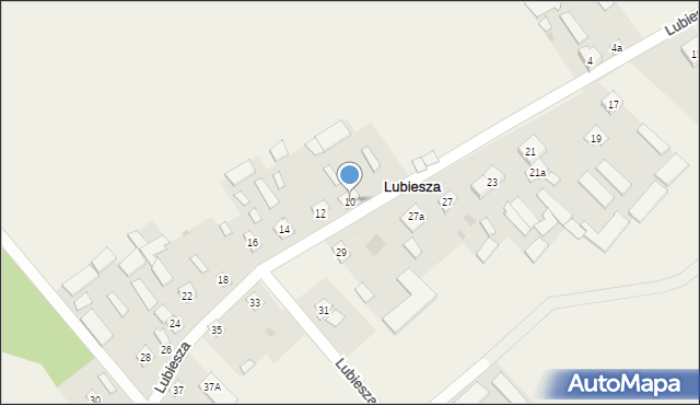 Lubiesza, Lubiesza, 10, mapa Lubiesza