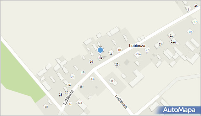 Lubiesza, Lubiesza, 14, mapa Lubiesza