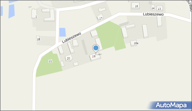 Lubieszewo, Lubieszewo, 19a, mapa Lubieszewo