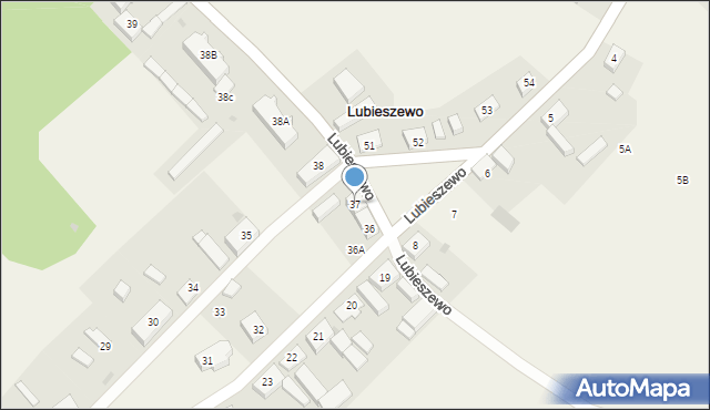 Lubieszewo, Lubieszewo, 37, mapa Lubieszewo