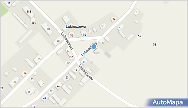 Lubieszewo, Lubieszewo, 7, mapa Lubieszewo