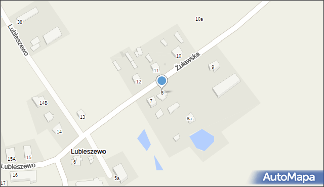 Lubieszewo, Lubieszewo, 8, mapa Lubieszewo