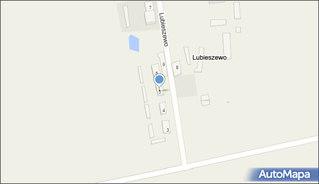 Lubieszewo, Lubieszewo, 5, mapa Lubieszewo