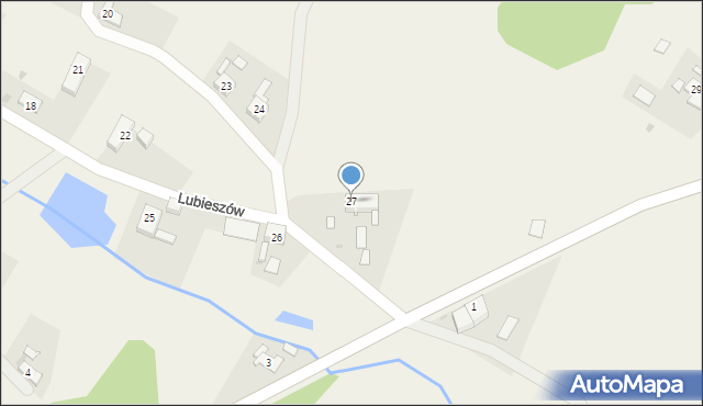 Lubieszów, Lubieszów, 27, mapa Lubieszów