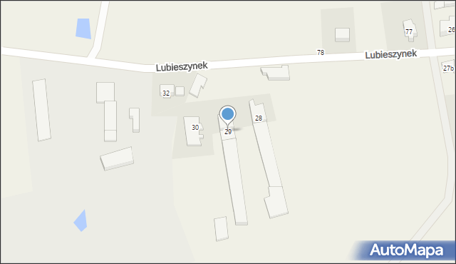 Lubieszyn, Lubieszyn, 29, mapa Lubieszyn
