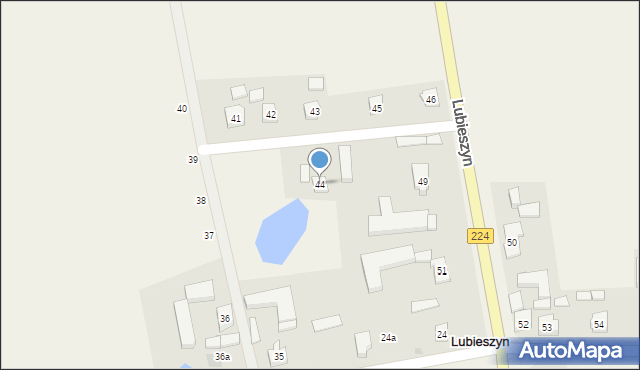 Lubieszyn, Lubieszyn, 44, mapa Lubieszyn