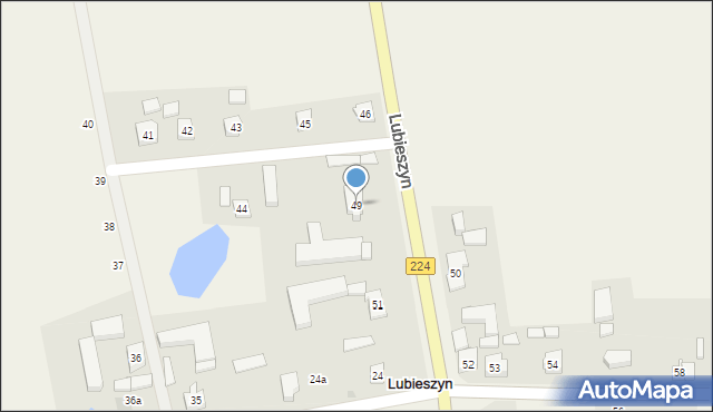 Lubieszyn, Lubieszyn, 49, mapa Lubieszyn