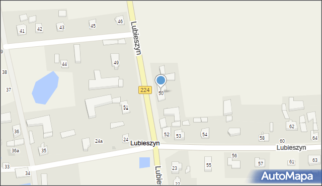 Lubieszyn, Lubieszyn, 50, mapa Lubieszyn