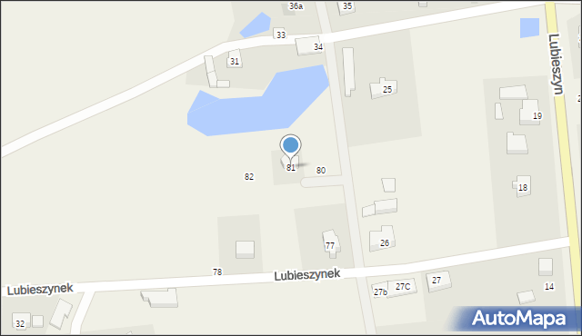 Lubieszyn, Lubieszyn, 81, mapa Lubieszyn