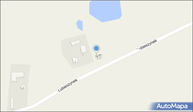 Lubieszynek, Lubieszynek, 1a, mapa Lubieszynek