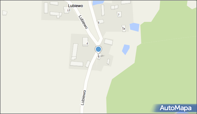 Lubiewo, Lubiewo, 5, mapa Lubiewo