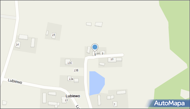 Lubiewo, Lubiewo, 8, mapa Lubiewo