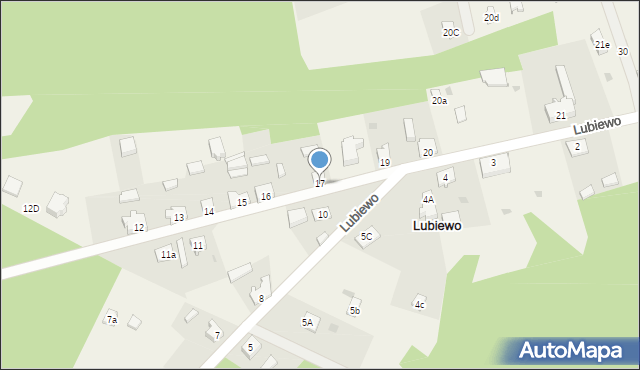 Lubiewo, Lubiewo, 17, mapa Lubiewo