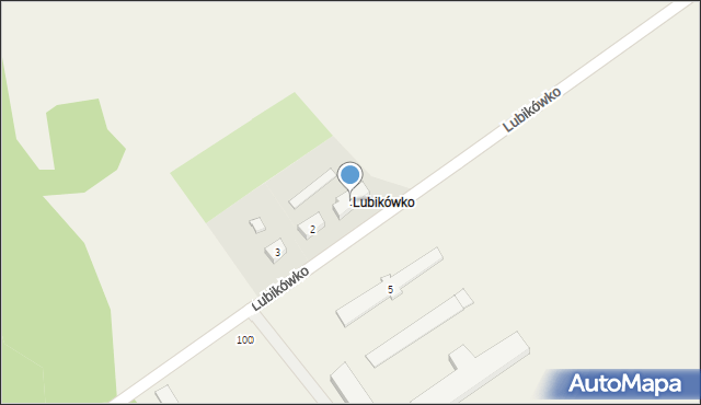 Lubikowo, Lubikówko, 1, mapa Lubikowo