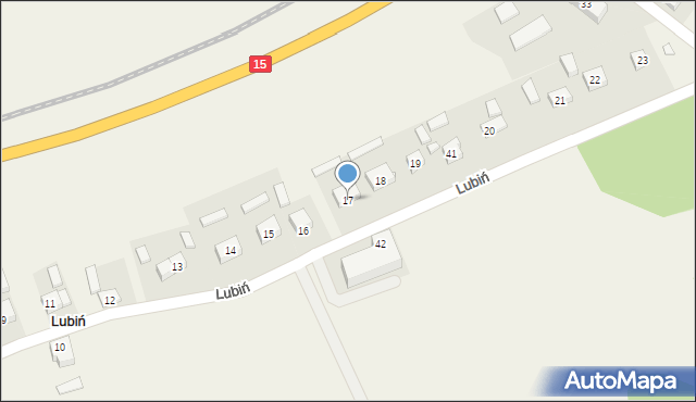 Lubiń, Lubiń, 17, mapa Lubiń