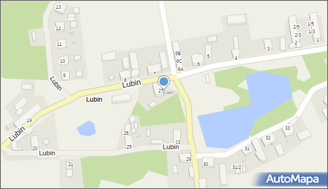 Lubin, Lubin, 27/2, mapa Lubin