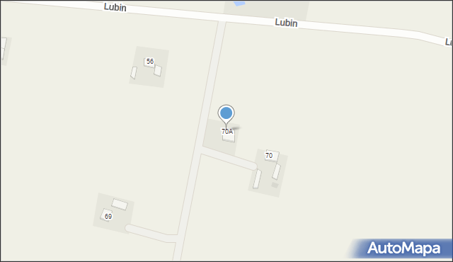 Lubin, Lubin, 70A, mapa Lubin