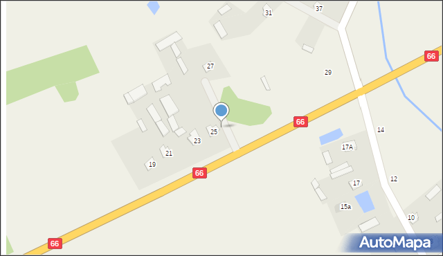Łubin Kościelny, Łubin Kościelny, 25A, mapa Łubin Kościelny