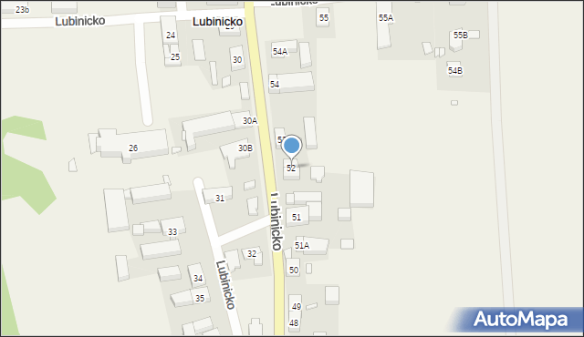 Lubinicko, Lubinicko, 52, mapa Lubinicko