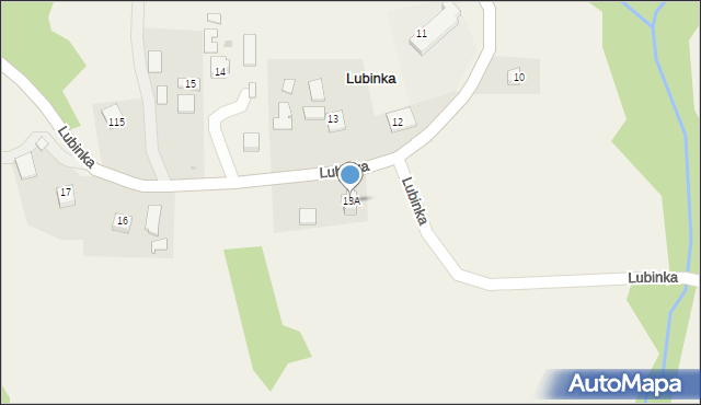 Lubinka, Lubinka, 13A, mapa Lubinka