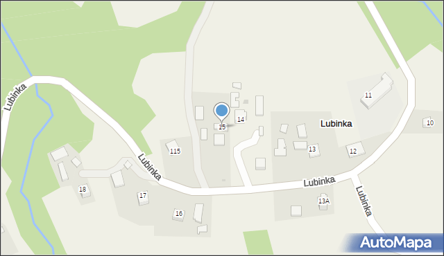 Lubinka, Lubinka, 15, mapa Lubinka