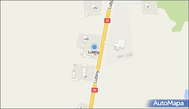 Lubiny, Lubiny, 3, mapa Lubiny