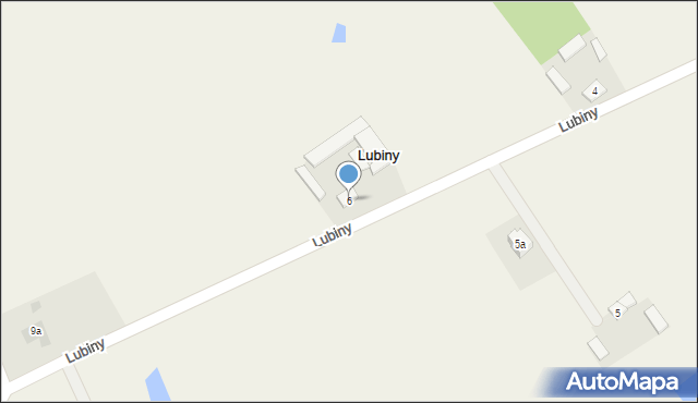 Lubiny, Lubiny, 6, mapa Lubiny