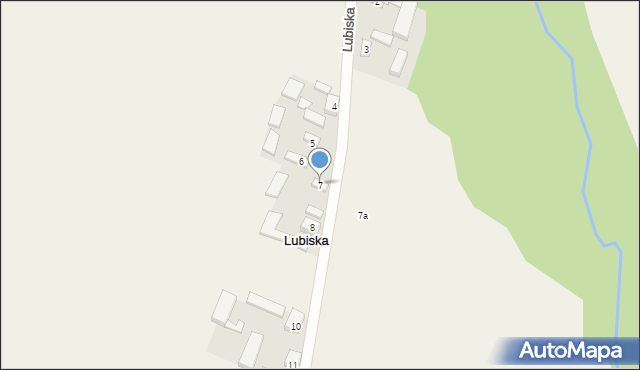 Lubiska, Lubiska, 7, mapa Lubiska