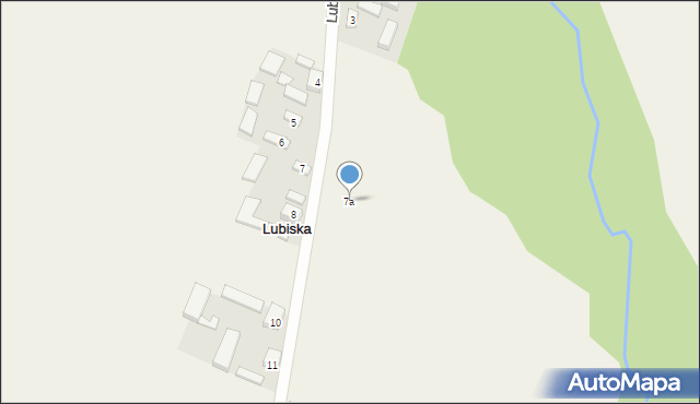 Lubiska, Lubiska, 7a, mapa Lubiska