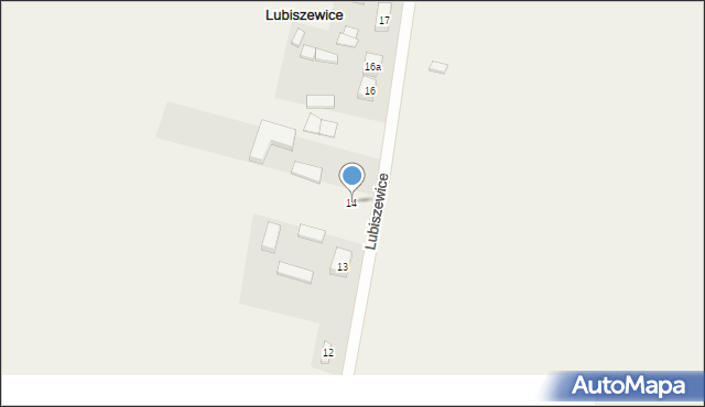 Lubiszewice, Lubiszewice, 14, mapa Lubiszewice