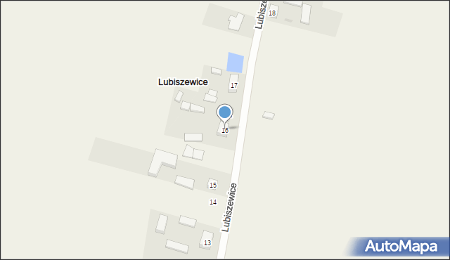 Lubiszewice, Lubiszewice, 16, mapa Lubiszewice