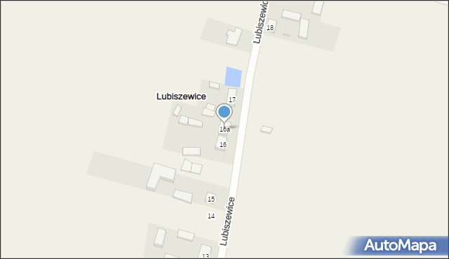 Lubiszewice, Lubiszewice, 16a, mapa Lubiszewice